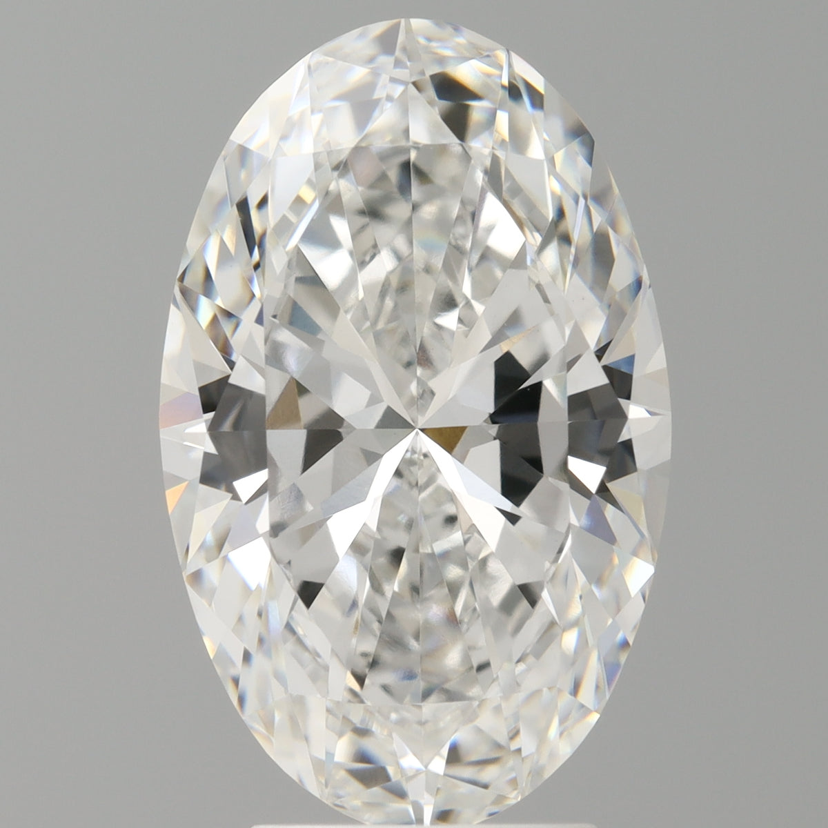 4.08 Carat Oval Shaped, Ideal Cut, E Color, VVS2 Clarity, IGI Certified Lab Grown Diamond