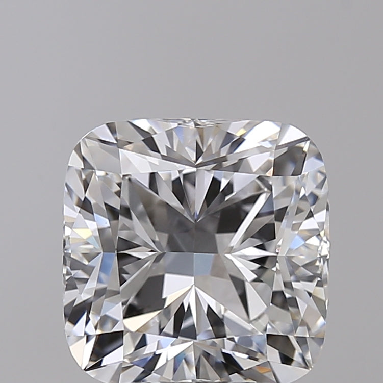2.81 Carat Cushion Shaped, Ideal Cut, D Color, VVS2 Clarity, IGI Certified Lab Grown Diamond