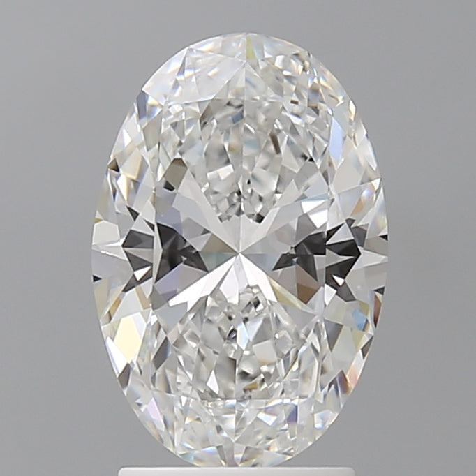 2.51 Carat Oval Shaped, Ideal Cut, E Color, VVS2 Clarity, IGI Certified Lab Grown Diamond