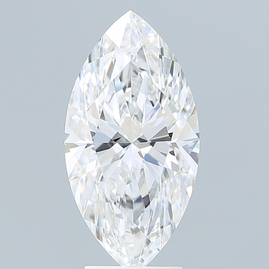 4.04 Carat Marquise Shaped, Ideal Cut, E Color, VVS1 Clarity, IGI Certified Lab Grown Diamond