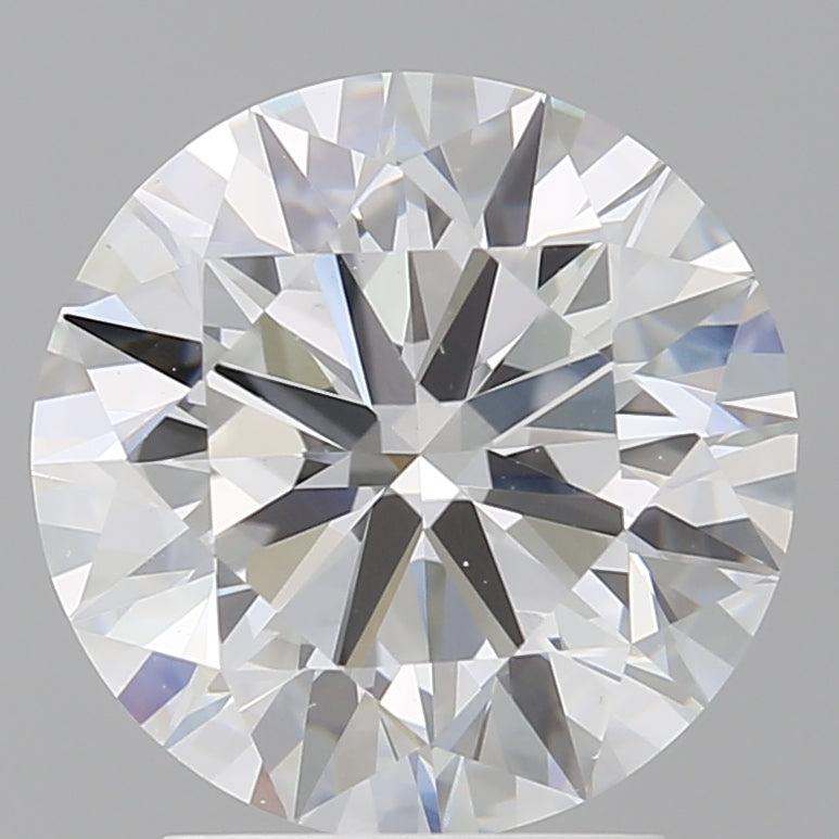 2.96 Carat Round Shaped, Excellent Cut, E Color, VS1 Clarity, IGI Certified Lab Grown Diamond