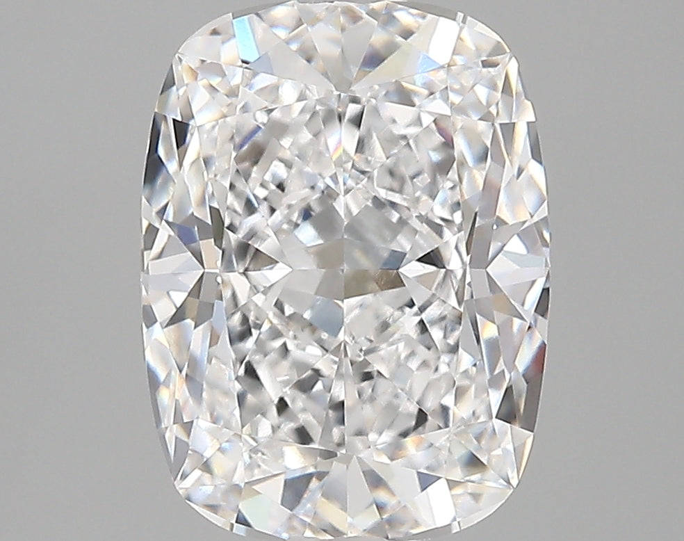 4.06 Carat Cushion Shaped, Very Good Cut, D Color, VVS1 Clarity, IGI Certified Lab Grown Diamond