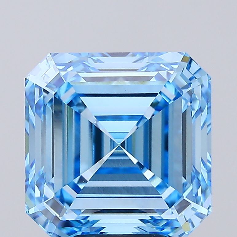 7.00 Carat Asscher Shaped, Excellent Cut, VVS2 Clarity, IGI Certified Lab Grown Diamond