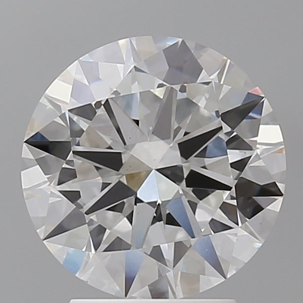 3.04 Carat Round Shaped, Excellent Cut, E Color, VS1 Clarity, IGI Certified Lab Grown Diamond