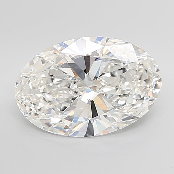 6.83 Carat Oval Shaped, Ideal Cut, G Color, VVS2 Clarity, IGI Certified Lab Grown Diamond