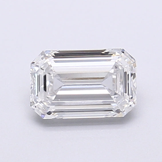 0.79 Carat Emerald Shaped, Very Good Cut, D Color, VS1 Clarity, IGI Certified Lab Grown Diamond