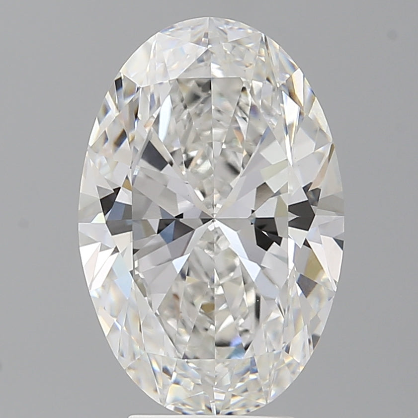 4.96 Carat Oval Shaped, Ideal Cut, E Color, VVS2 Clarity, IGI Certified Lab Grown Diamond