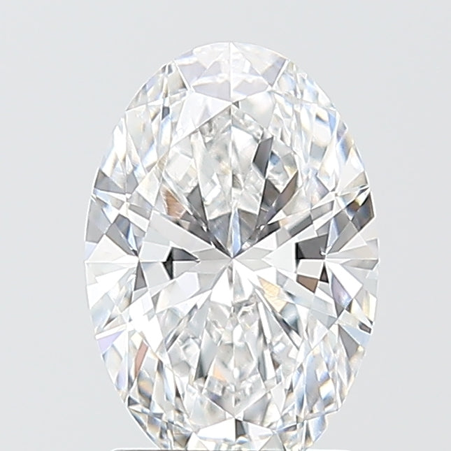 1.55 Carat Oval Shaped, Excellent Cut, D Color, VVS2 Clarity, IGI Certified Lab Grown Diamond