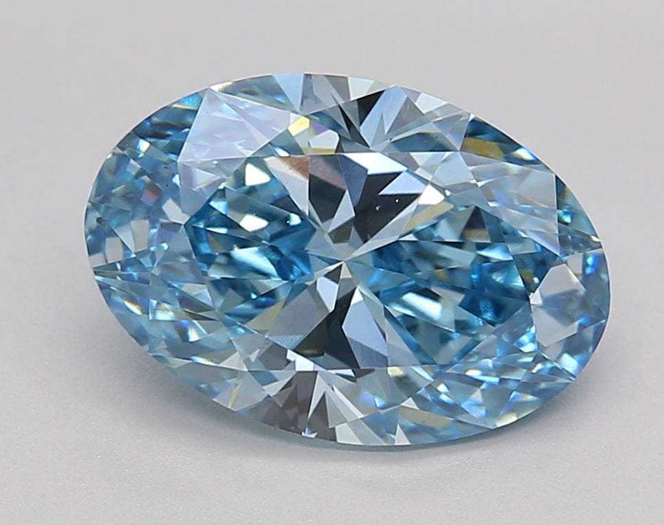 3.01 Carat Oval Shaped, Ideal Cut, VS1 Clarity, IGI Certified Lab Grown Diamond