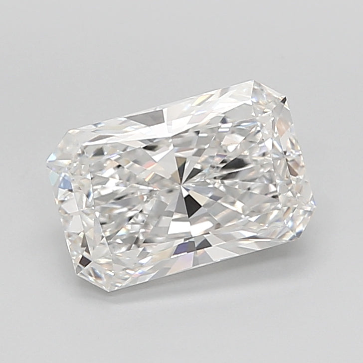 3.05 Carat Radiant Shaped, Excellent Cut, E Color, VVS2 Clarity, IGI Certified Lab Grown Diamond