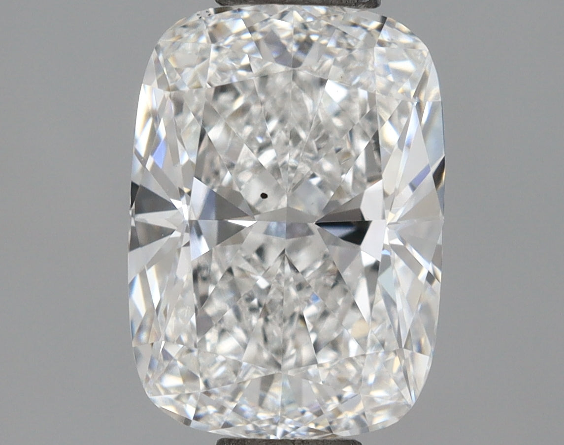 1.58 Carat Cushion Shaped, Ideal Cut, E Color, VS2 Clarity, IGI Certified Lab Grown Diamond
