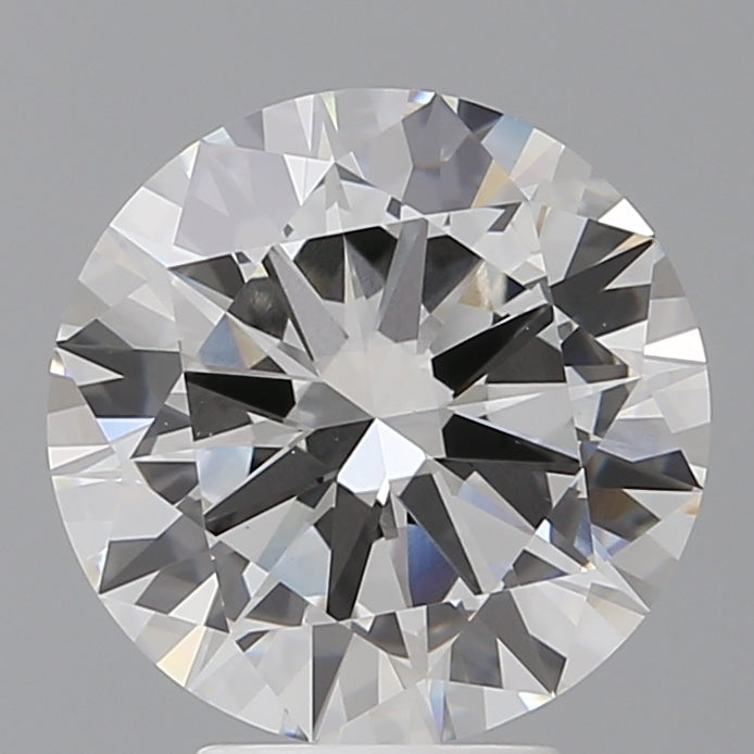 4.50 Carat Round Shaped, Excellent Cut, F Color, VVS2 Clarity, IGI Certified Lab Grown Diamond