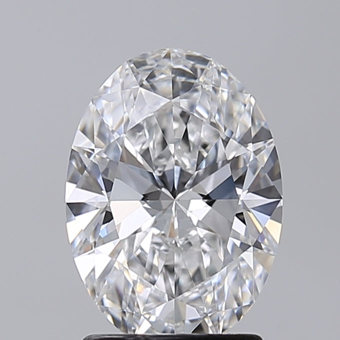 1.86 Carat Oval Shaped, Excellent Cut, D Color, VVS2 Clarity, IGI Certified Lab Grown Diamond