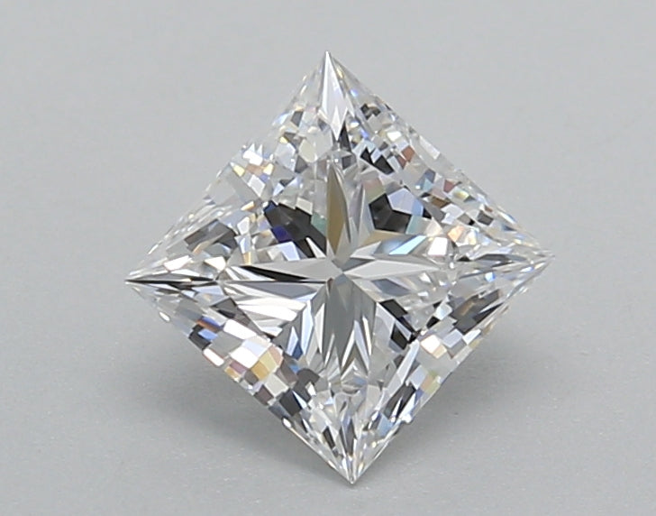 1.00 Carat Princess Shaped, Excellent Cut, D Color, VVS1 Clarity, IGI Certified Lab Grown Diamond