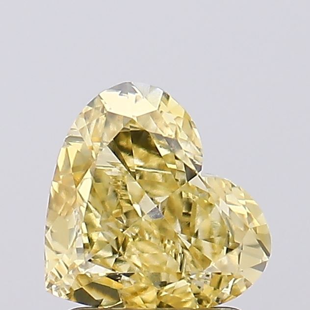 1.55 Carat Heart Shaped, Very Good Cut, VVS2 Clarity, IGI Certified Lab Grown Diamond