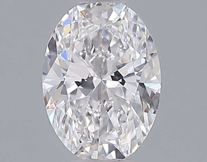 0.53 Carat Oval Shaped, Ideal Cut, D Color, VVS2 Clarity, IGI Certified Lab Grown Diamond