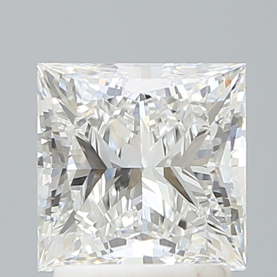 2.09 Carat Princess Shaped, Ideal Cut, E Color, VVS2 Clarity, IGI Certified Lab Grown Diamond