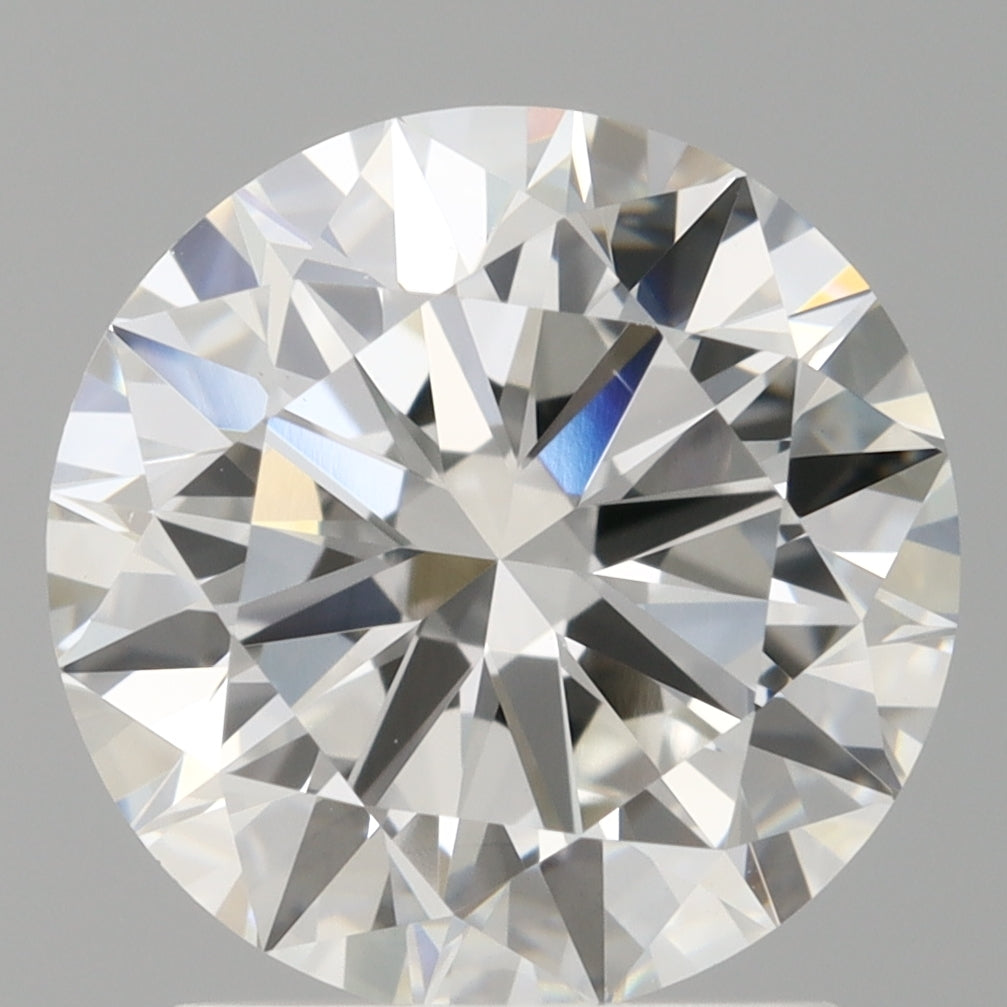 2.00 Carat Round Shaped, Excellent Cut, F Color, VVS2 Clarity, IGI Certified Lab Grown Diamond