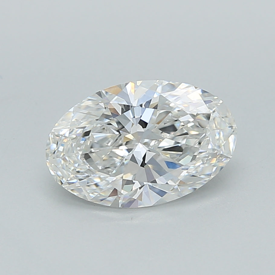 1.53 Carat Oval Shaped, Ideal Cut, E Color, VVS2 Clarity, IGI Certified Lab Grown Diamond