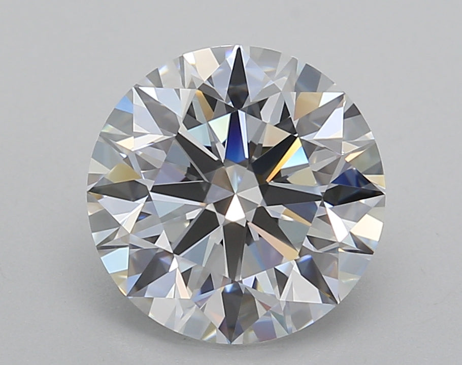 3.00 Carat Round Shaped, Ideal Cut, D Color, IF Clarity, IGI Certified Lab Grown Diamond