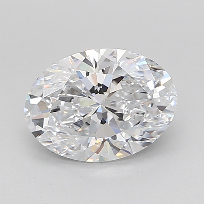 1.95 Carat Oval Shaped, Ideal Cut, D Color, VS1 Clarity, IGI Certified Lab Grown Diamond