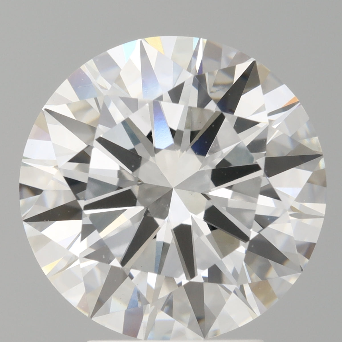 4.02 Carat Round Shaped, Excellent Cut, E Color, VVS2 Clarity, IGI Certified Lab Grown Diamond