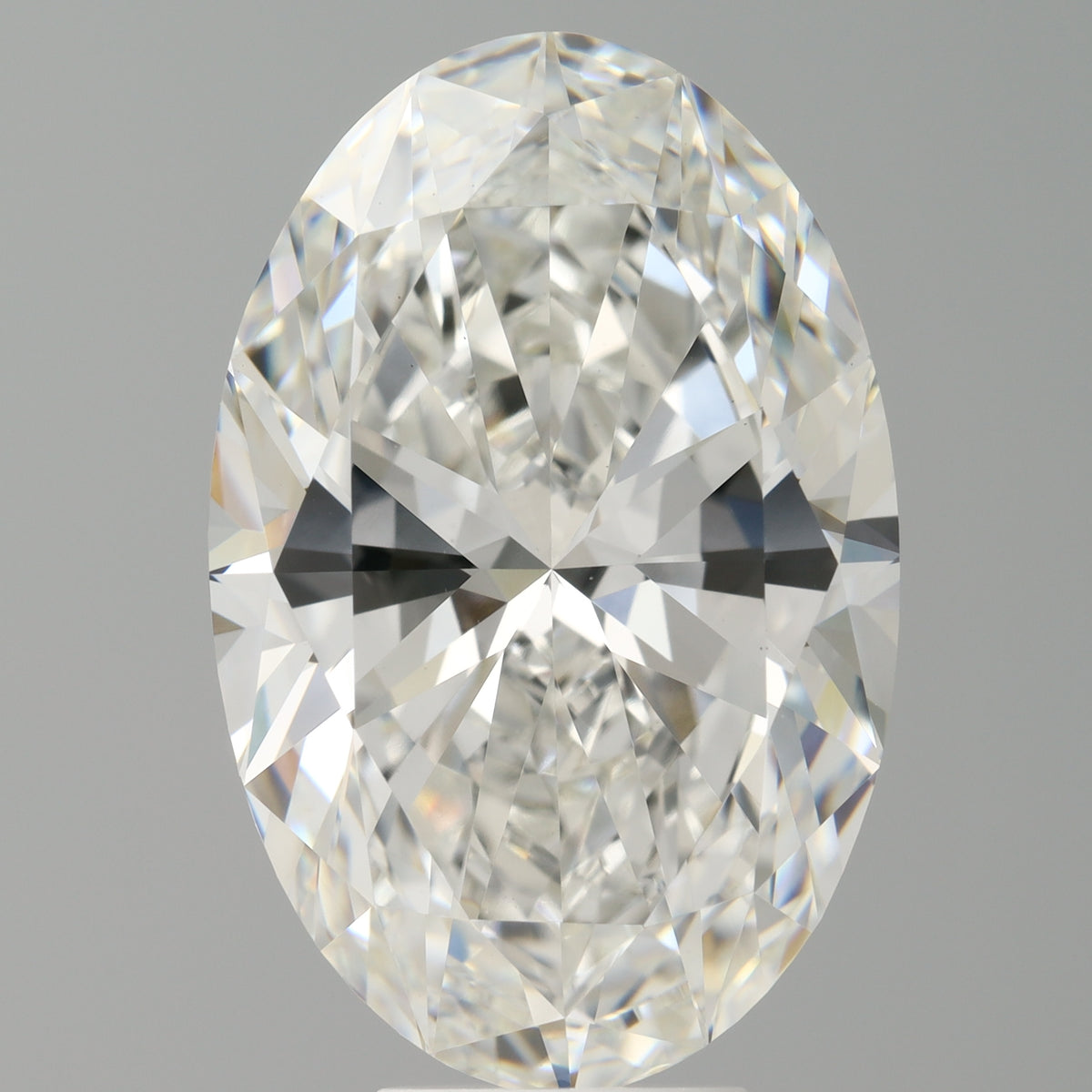 8.09 Carat Oval Shaped, Ideal Cut, F Color, VVS2 Clarity, IGI Certified Lab Grown Diamond