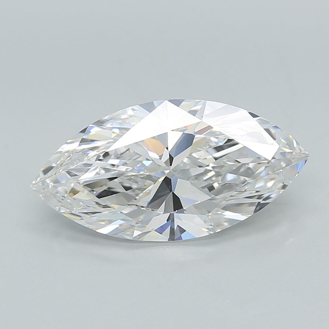 3.00 Carat Marquise Shaped, Ideal Cut, E Color, VVS2 Clarity, IGI Certified Lab Grown Diamond