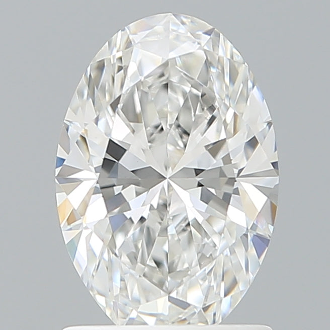 1.38 Carat Oval Shaped, Ideal Cut, E Color, VVS2 Clarity, IGI Certified Lab Grown Diamond