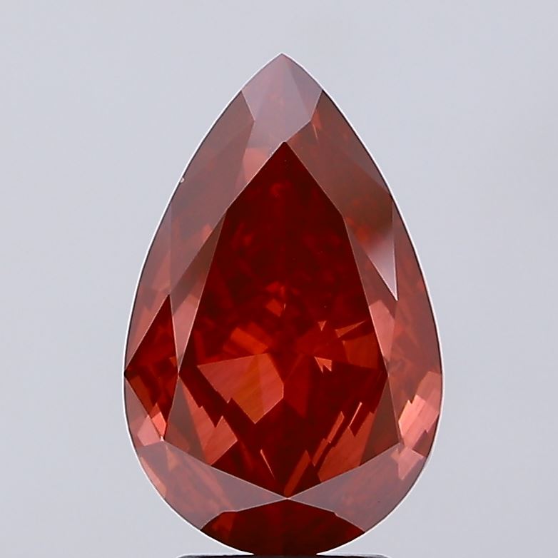 4.06 Carat Pear Shaped, Excellent Cut, VS1 Clarity, IGI Certified Lab Grown Diamond