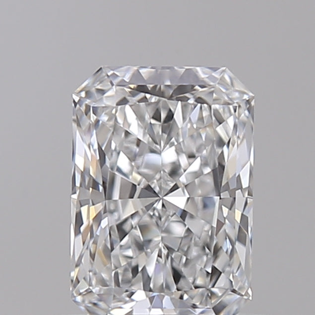0.70 Carat Radiant Shaped, Excellent Cut, D Color, VVS1 Clarity, IGI Certified Lab Grown Diamond