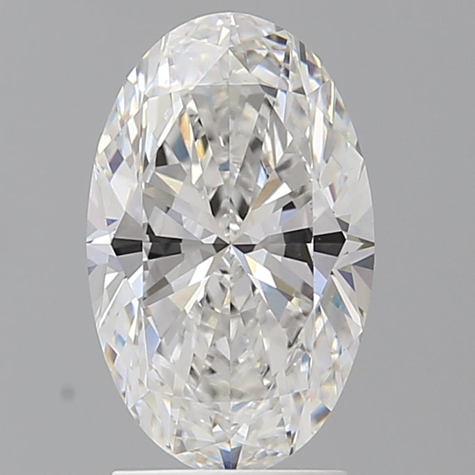2.52 Carat Oval Shaped, Ideal Cut, E Color, VVS2 Clarity, IGI Certified Lab Grown Diamond