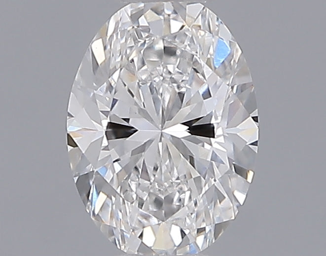 0.57 Carat Oval Shaped, Excellent Cut, D Color, VVS2 Clarity, IGI Certified Lab Grown Diamond