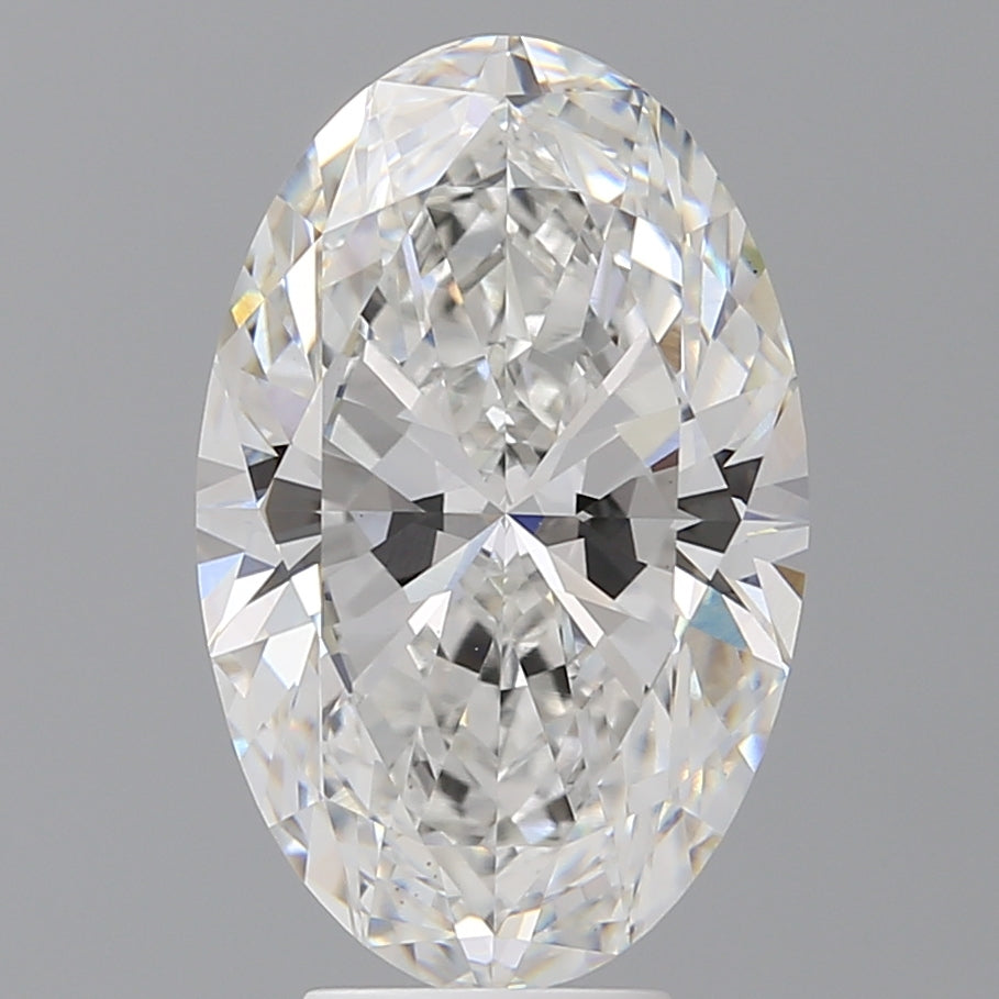 6.10 Carat Oval Shaped, Ideal Cut, E Color, VVS2 Clarity, IGI Certified Lab Grown Diamond