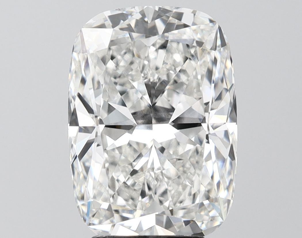 4.59 Carat Cushion Shaped, Ideal Cut, F Color, VVS2 Clarity, IGI Certified Lab Grown Diamond