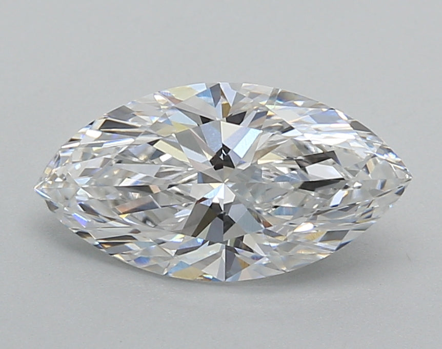 1.55 Carat Marquise Shaped, Excellent Cut, D Color, VVS1 Clarity, IGI Certified Lab Grown Diamond