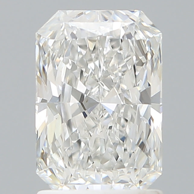 1.59 Carat Radiant Shaped, Ideal Cut, E Color, VVS1 Clarity, IGI Certified Lab Grown Diamond