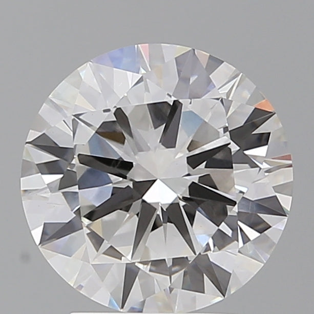 3.02 Carat Round Shaped, Excellent Cut, E Color, VVS2 Clarity, IGI Certified Lab Grown Diamond