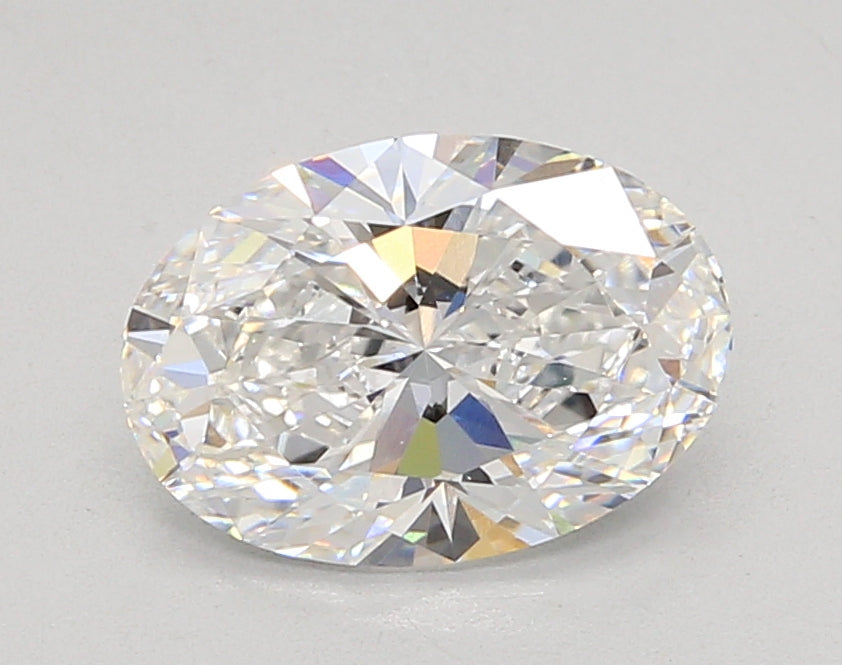2.06 Carat Oval Shaped, Ideal Cut, D Color, VVS2 Clarity, IGI Certified Lab Grown Diamond