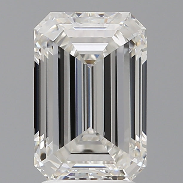 3.02 Carat Emerald Shaped, Ideal Cut, F Color, VVS2 Clarity, IGI Certified Lab Grown Diamond
