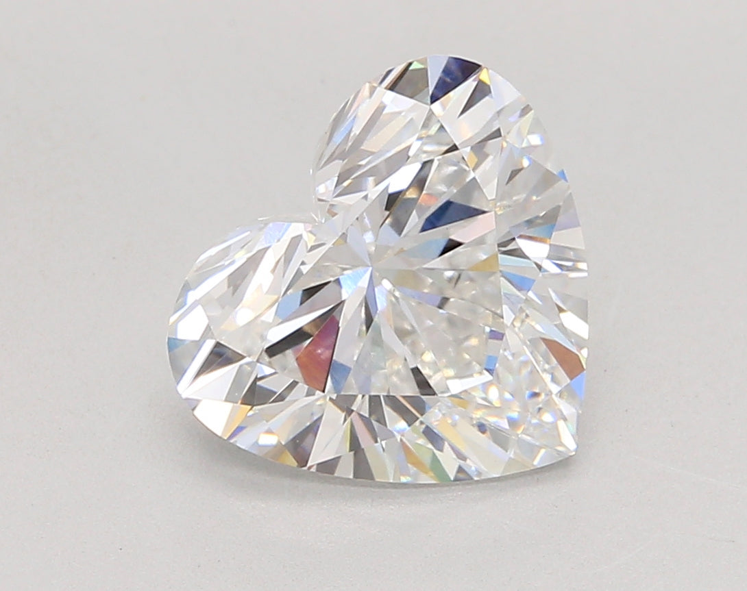 4.03 Carat Heart Shaped, Excellent Cut, E Color, VVS2 Clarity, IGI Certified Lab Grown Diamond
