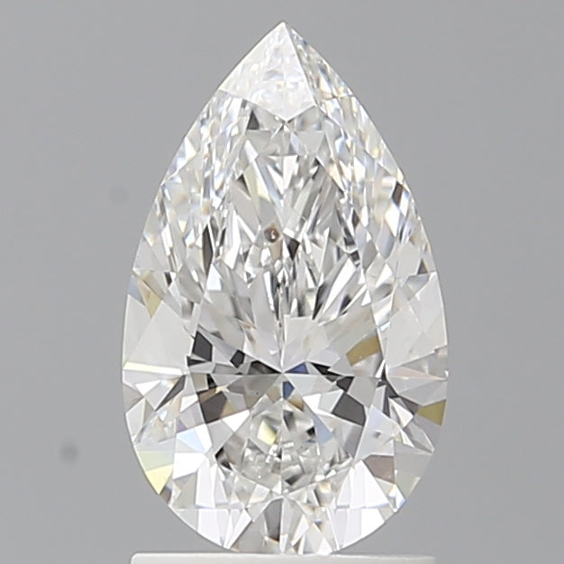 1.54 Carat Pear Shaped, Ideal Cut, E Color, VVS2 Clarity, IGI Certified Lab Grown Diamond