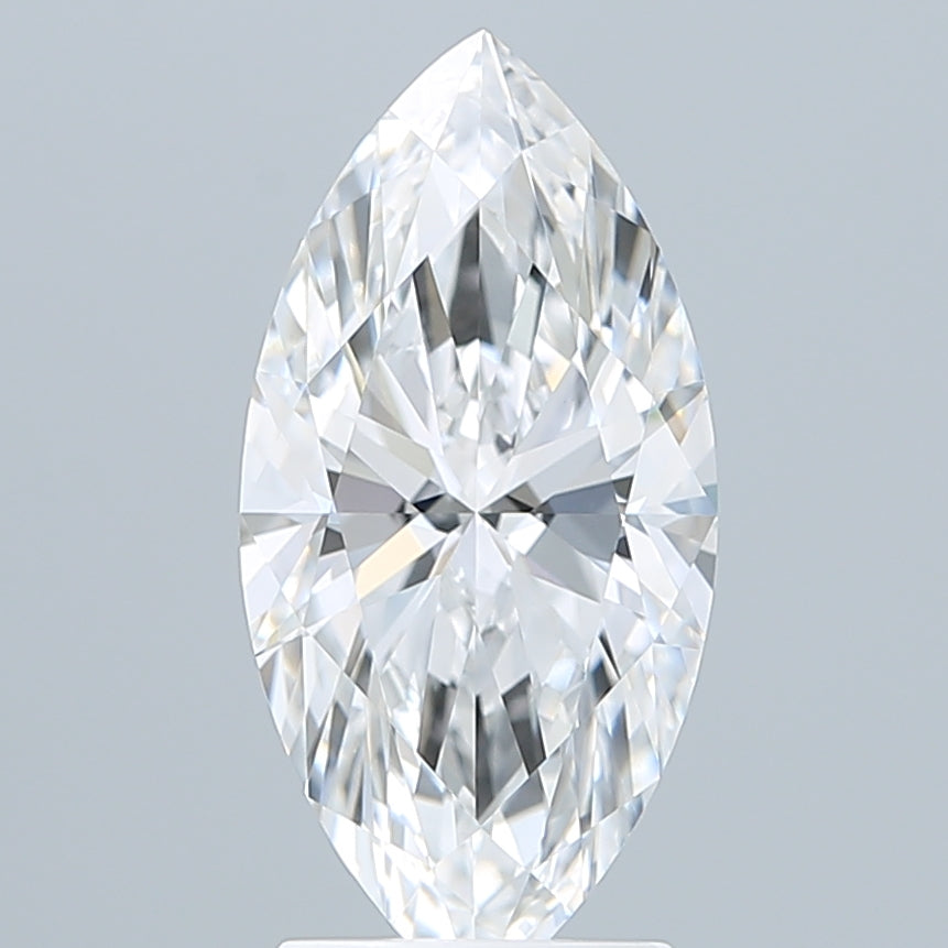 2.60 Carat Marquise Shaped, Ideal Cut, E Color, VVS2 Clarity, IGI Certified Lab Grown Diamond