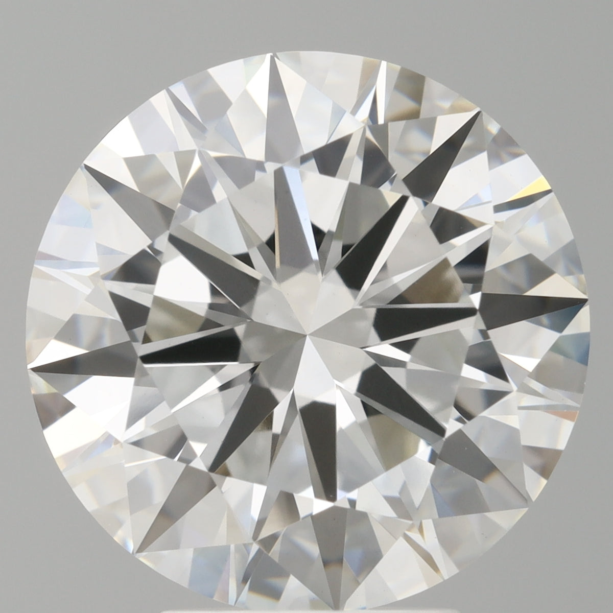 5.03 Carat Round Shaped, Ideal Cut, F Color, VVS2 Clarity, IGI Certified Lab Grown Diamond