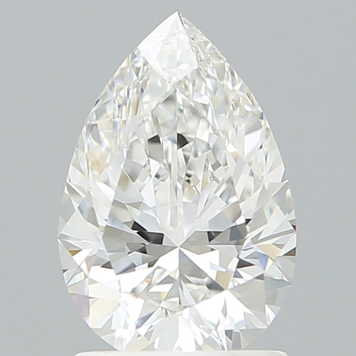 1.57 Carat Pear Shaped, Excellent Cut, E Color, VVS1 Clarity, IGI Certified Lab Grown Diamond
