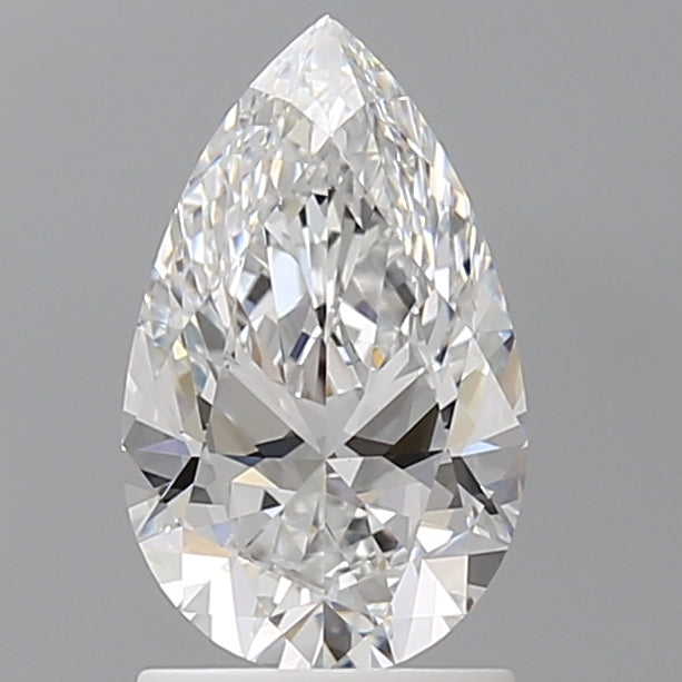 1.58 Carat Pear Shaped, Ideal Cut, D Color, VVS2 Clarity, IGI Certified Lab Grown Diamond