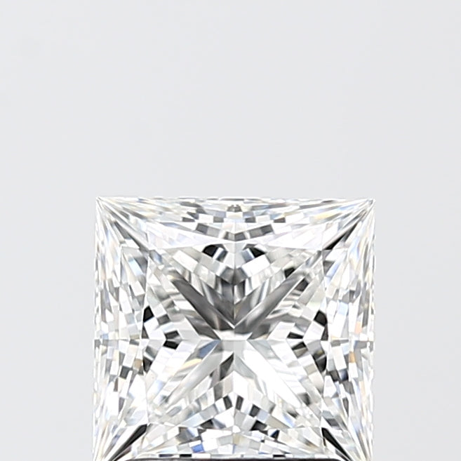 2.01 Carat Princess Shaped, Ideal Cut, D Color, VVS2 Clarity, IGI Certified Lab Grown Diamond