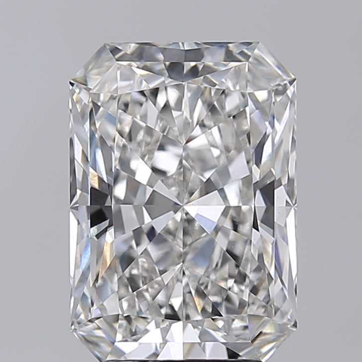 4.02 Carat Radiant Shaped, Ideal Cut, F Color, VS1 Clarity, IGI Certified Lab Grown Diamond
