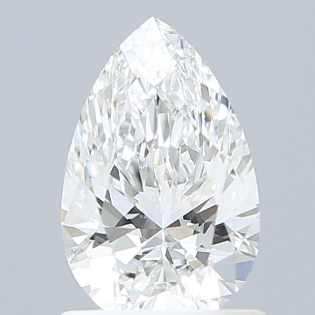 1.04 Carat Pear Shaped, Ideal Cut, D Color, VVS2 Clarity, IGI Certified Lab Grown Diamond