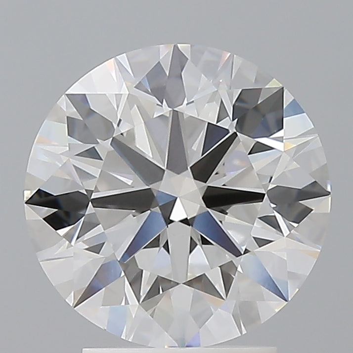 3.09 Carat Round Shaped, Ideal Cut, E Color, VVS2 Clarity, IGI Certified Lab Grown Diamond